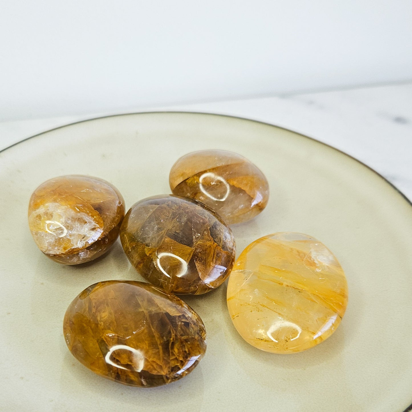 Golden Healer Palm Stones