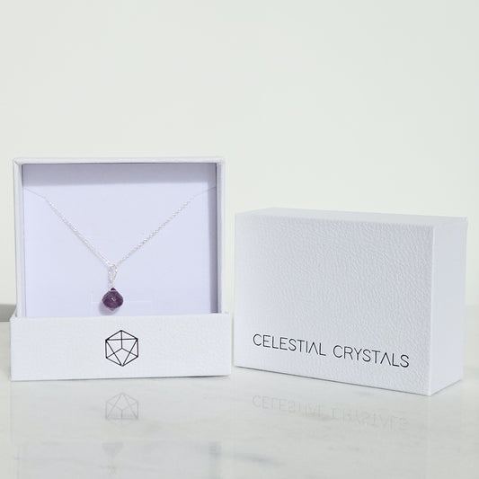 Fluorite Dewdrop Crystal Necklace