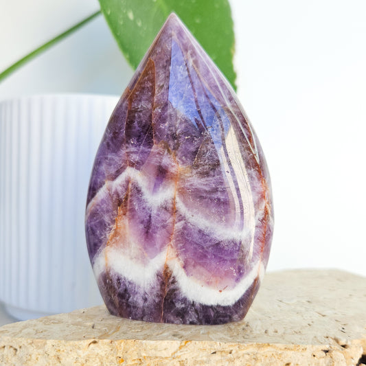 Chevron Amethyst Flame