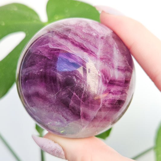 Rainbow Fluorite Sphere