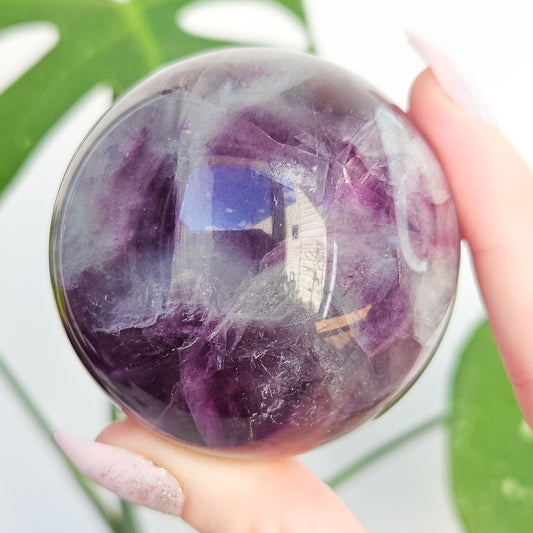 Rainbow Fluorite Sphere