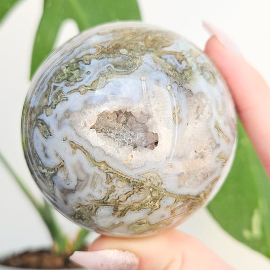 Moss Agate Sphere