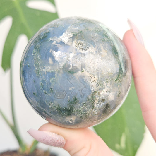 Moss Agate Sphere