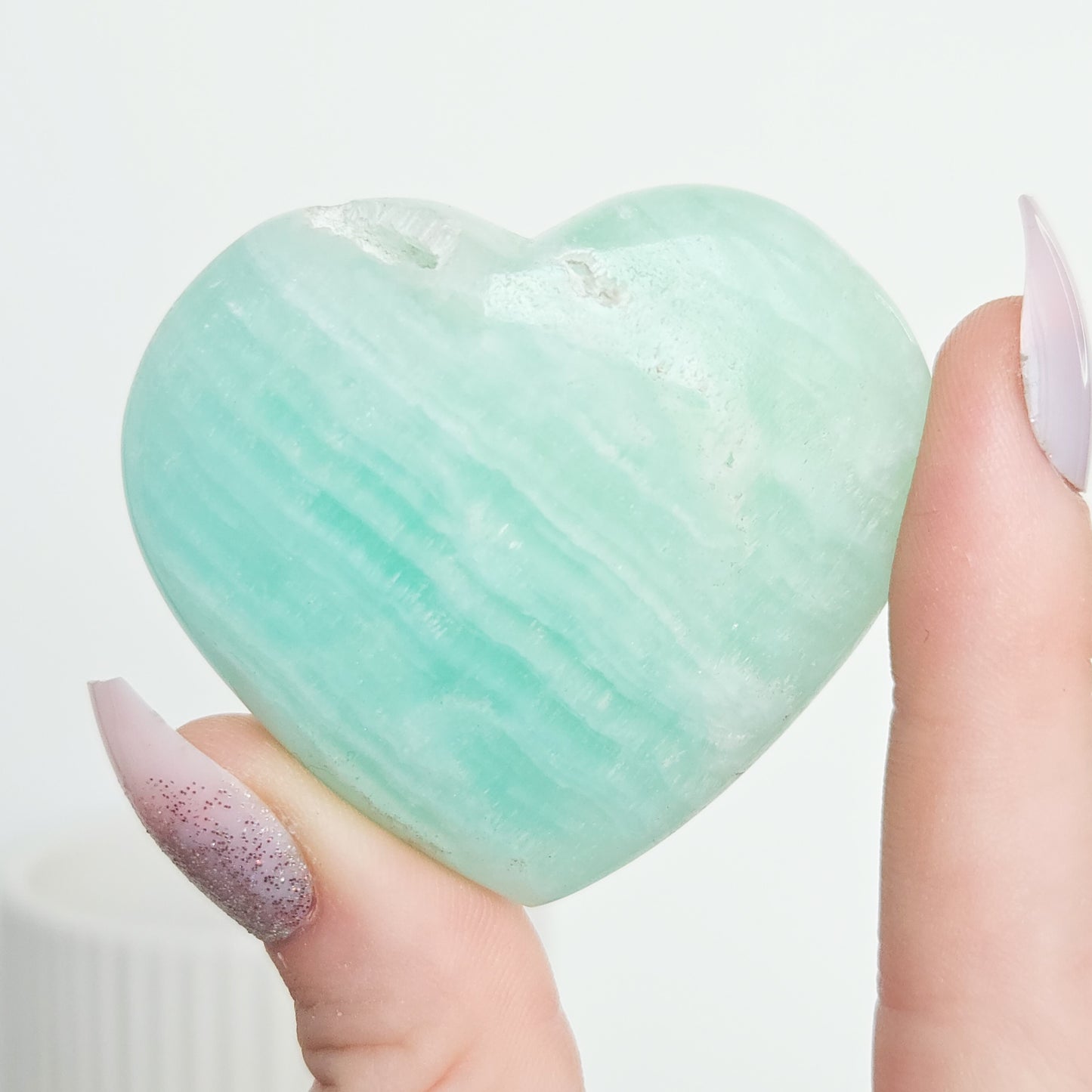 Caribbean Calcite Hearts