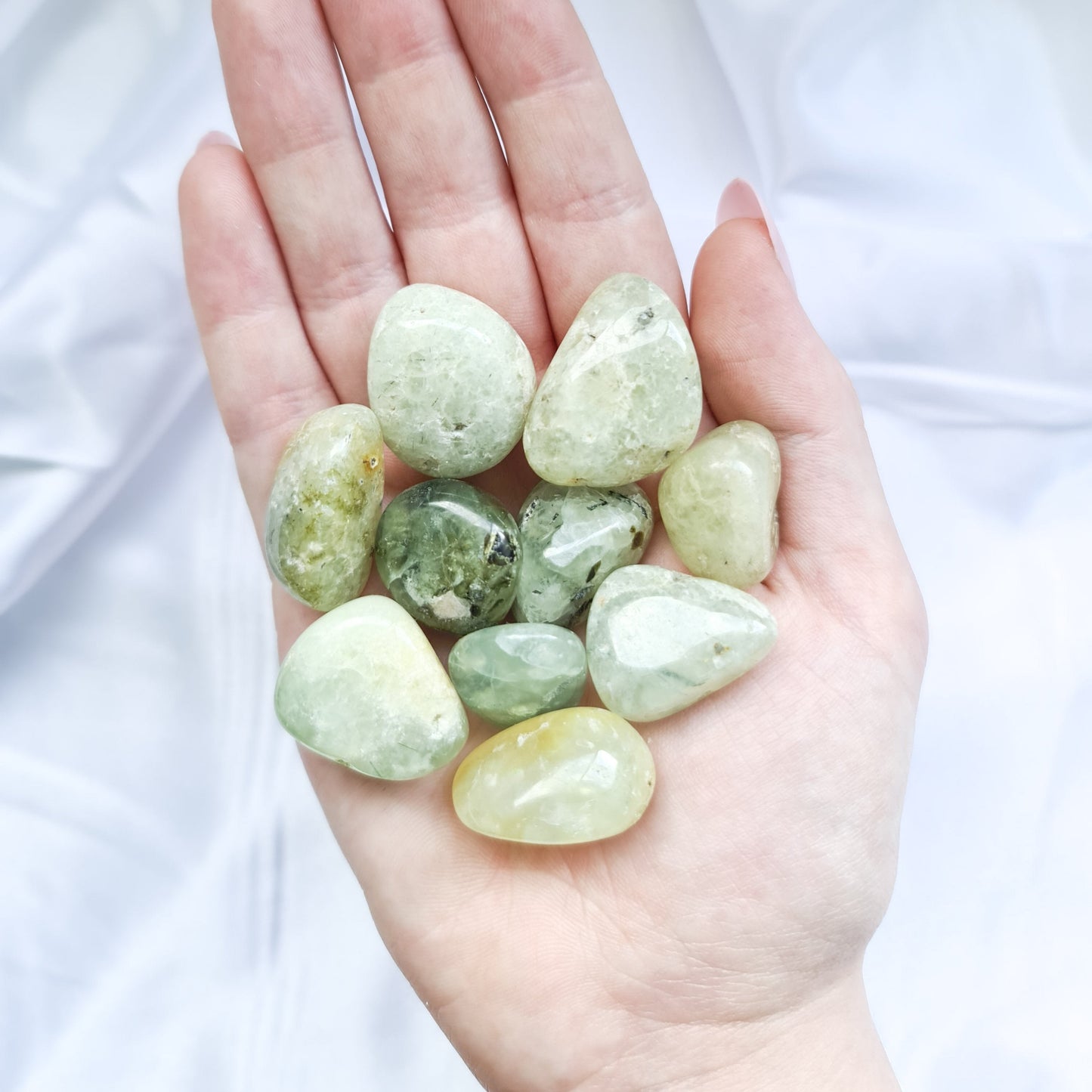 Prehnite Tumbled Stones
