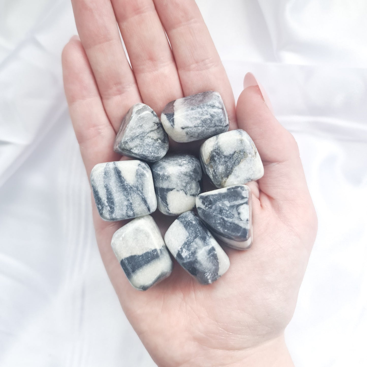 Shell Jasper Tumbled Stones