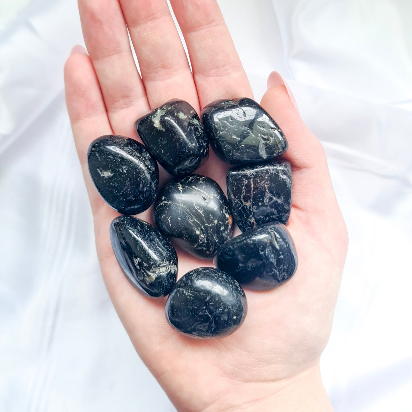Black Tourmaline Tumbled Stones