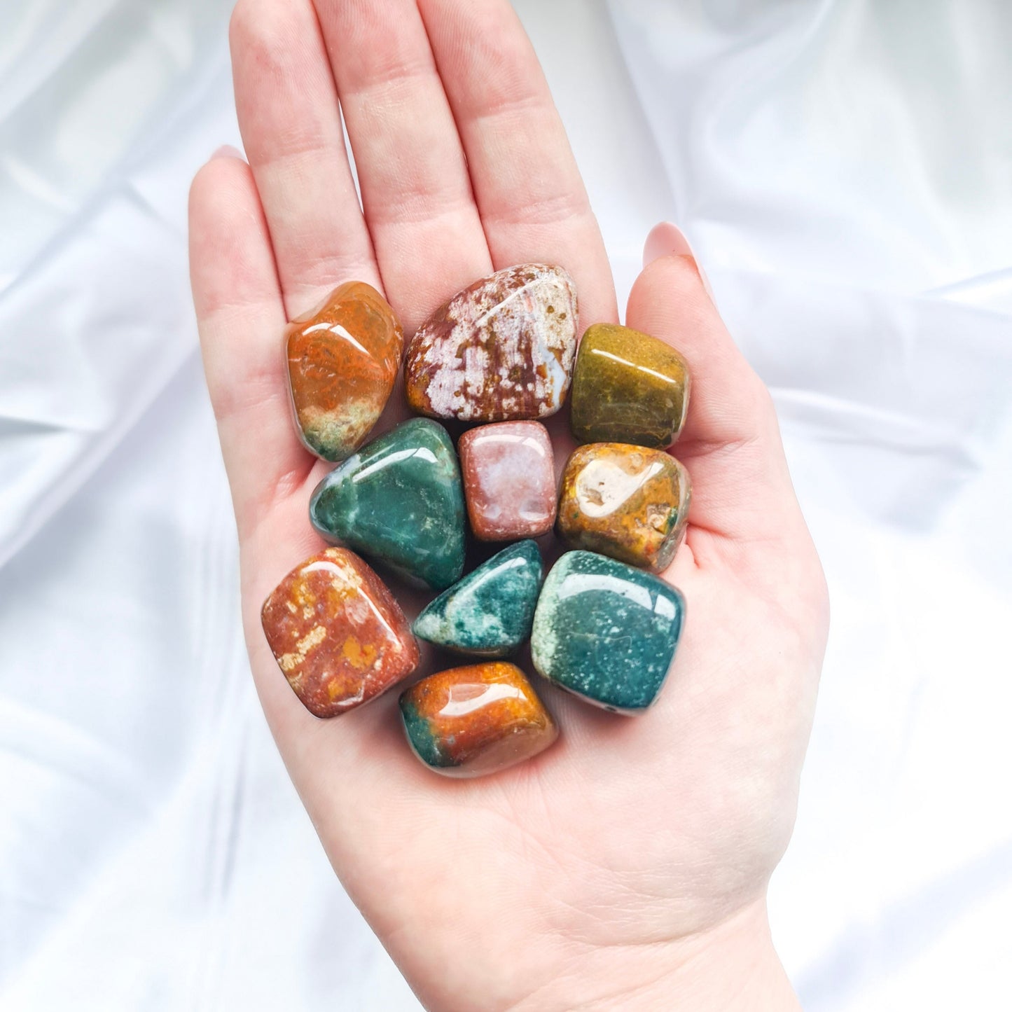 Ocean Jasper Tumbled Stones