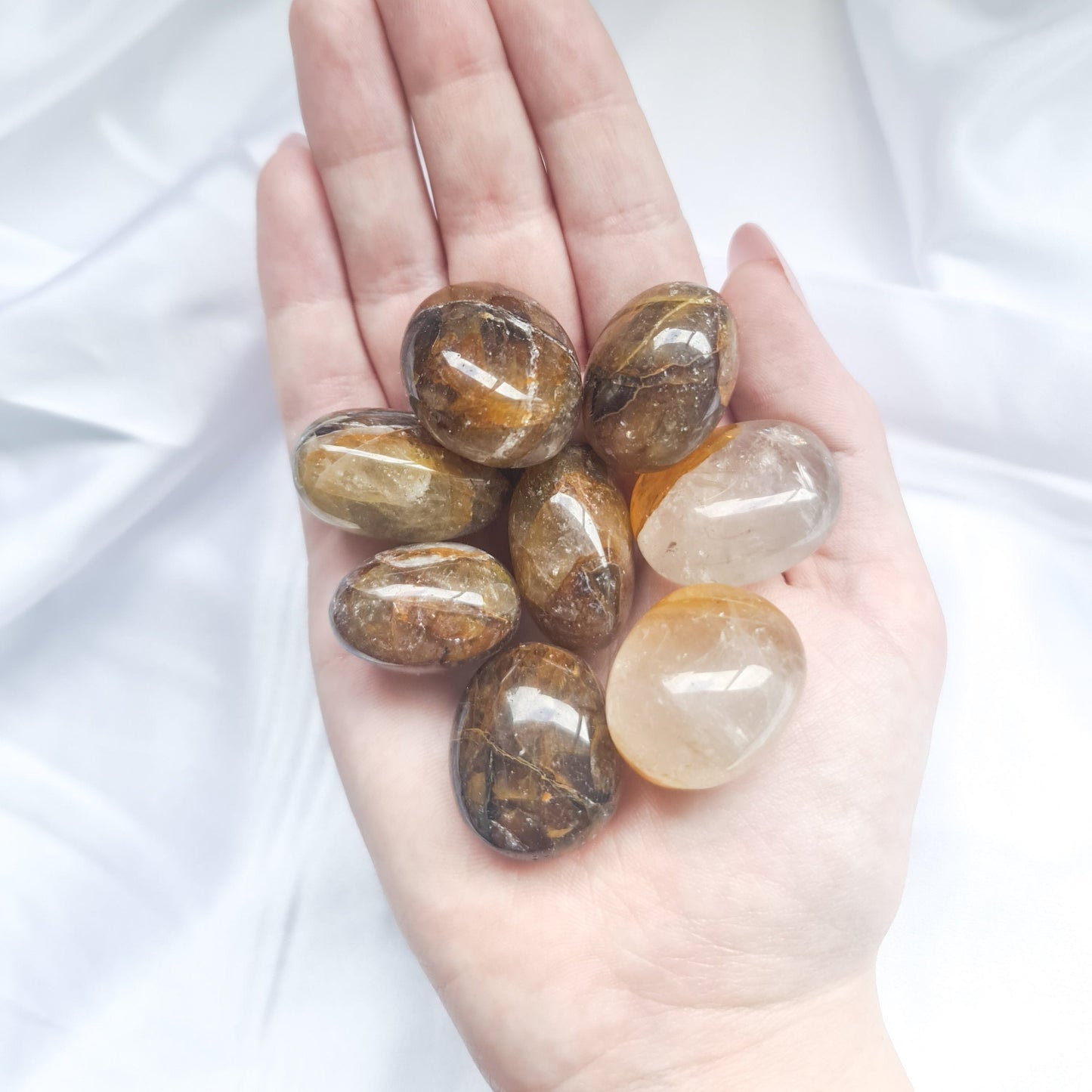 Golden Healer Tumbled Stones