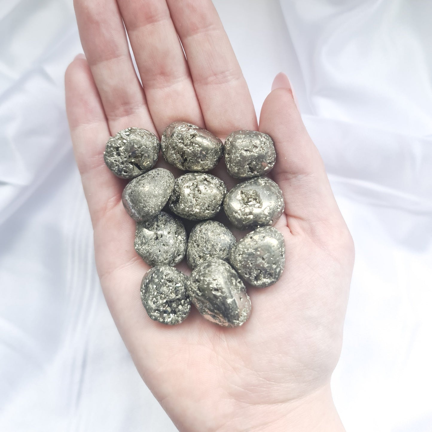 Pyrite Tumbled Stones