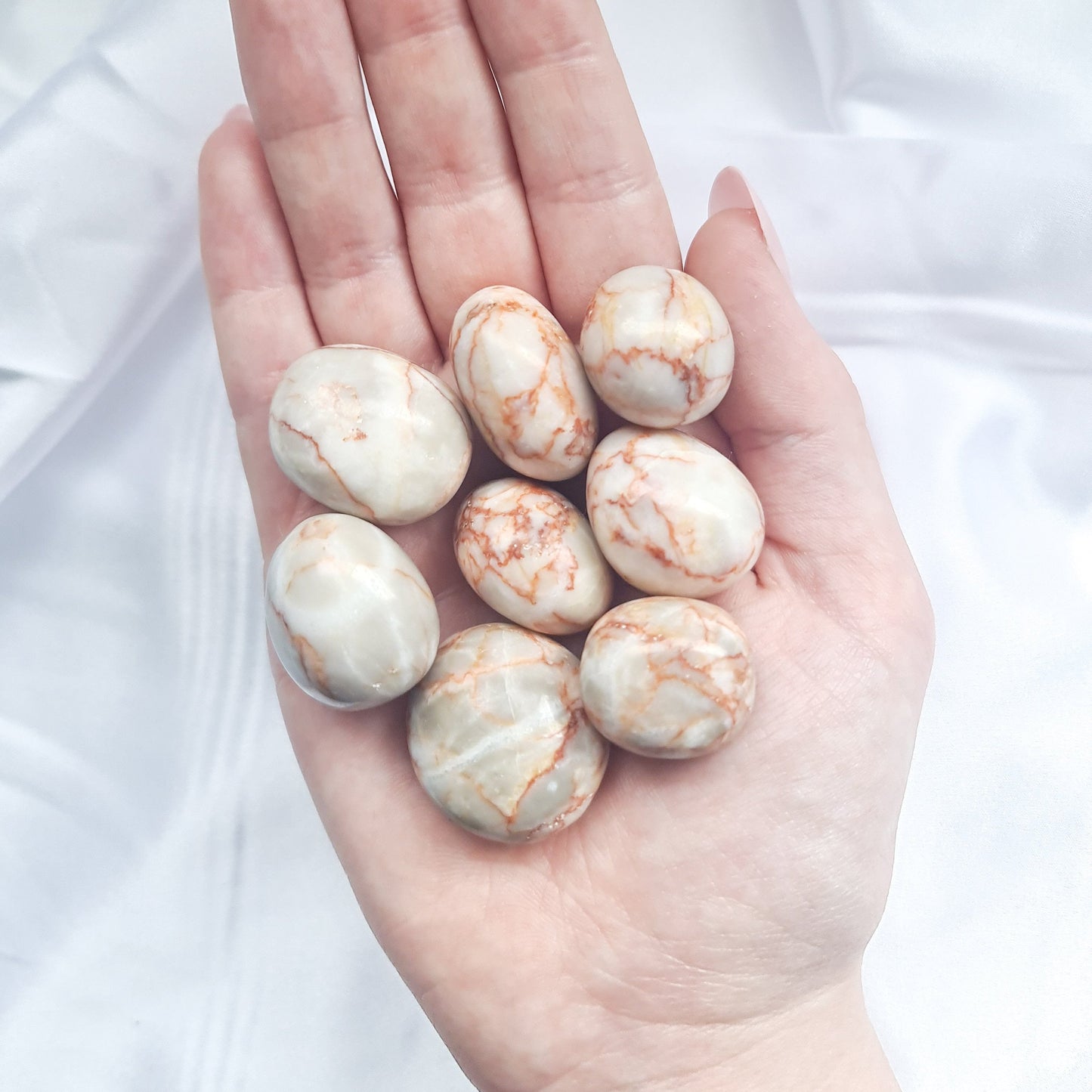 Red Vein Jasper Tumbled Stones