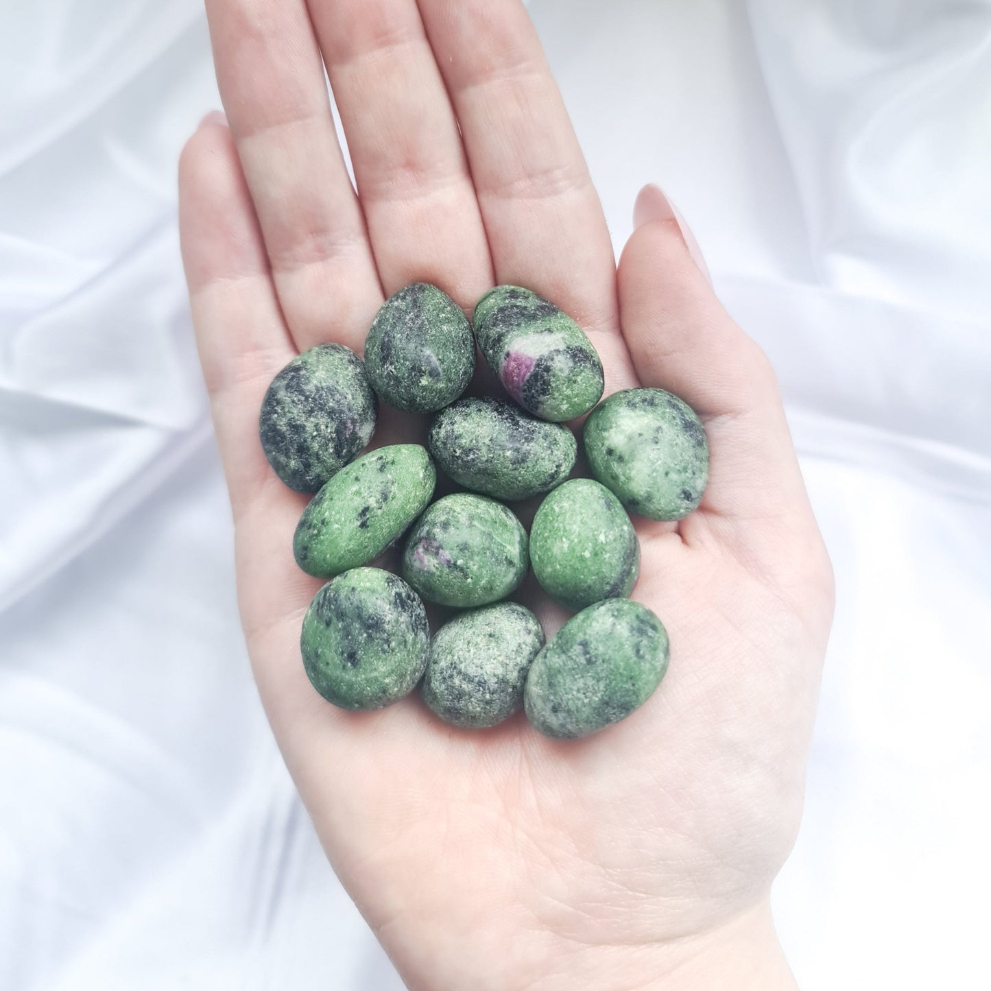 Ruby Zoisite Tumbled Stones