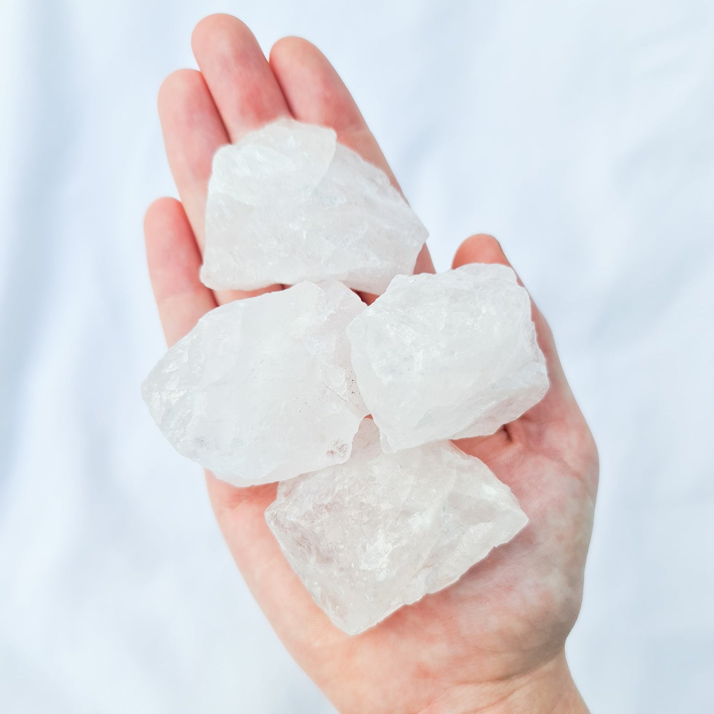 Natural Raw Clear Quartz Roughs