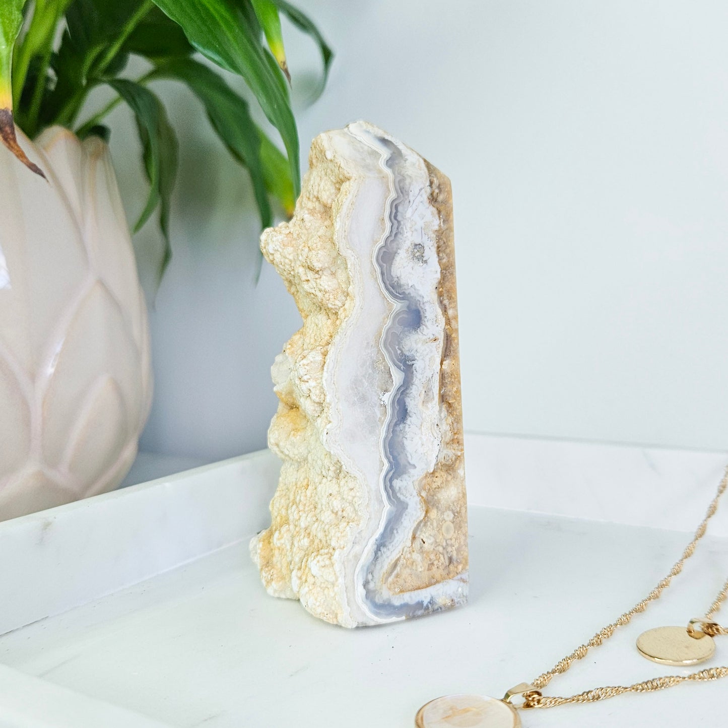 Crazy Lace Agate Tower