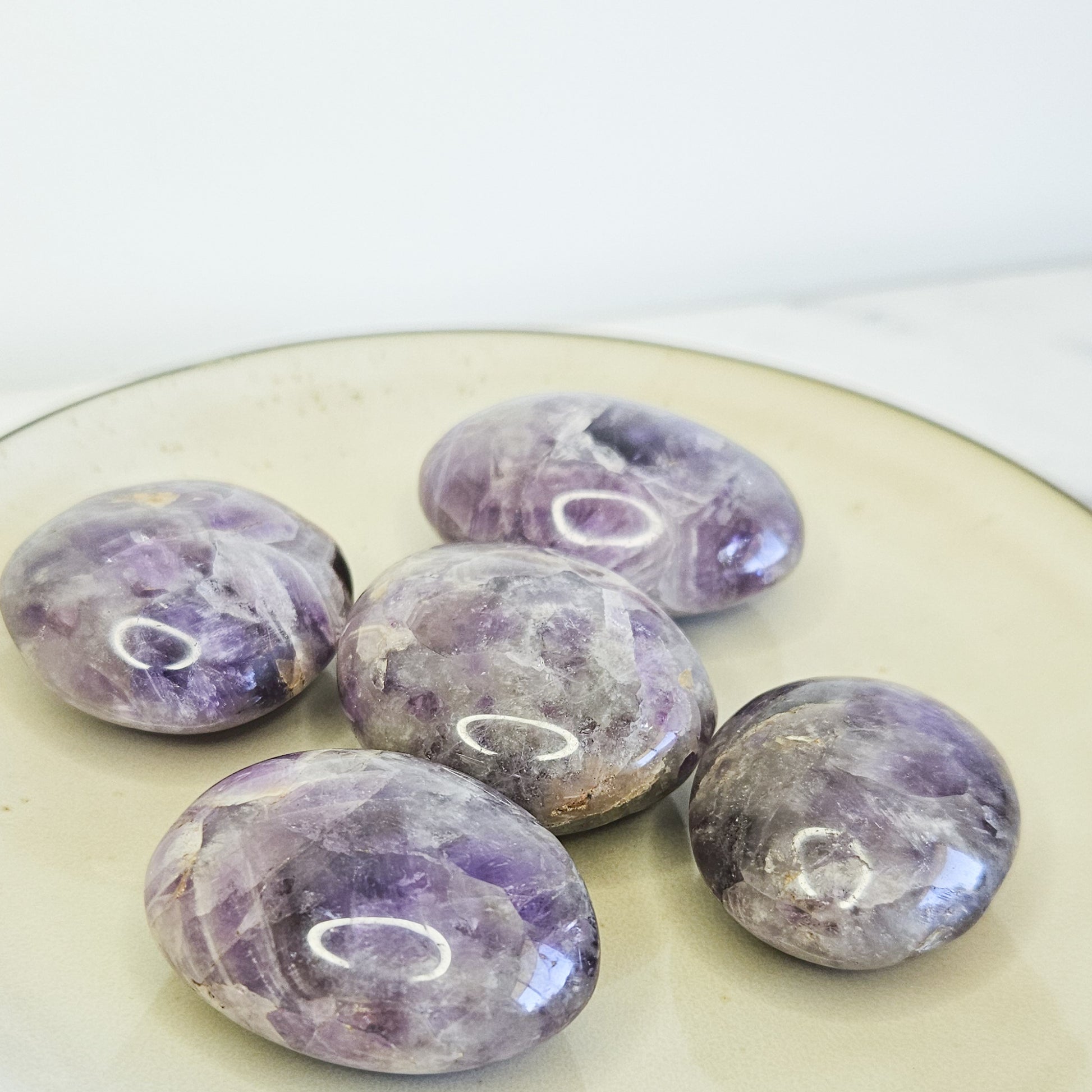 Amethyst Palm Stones