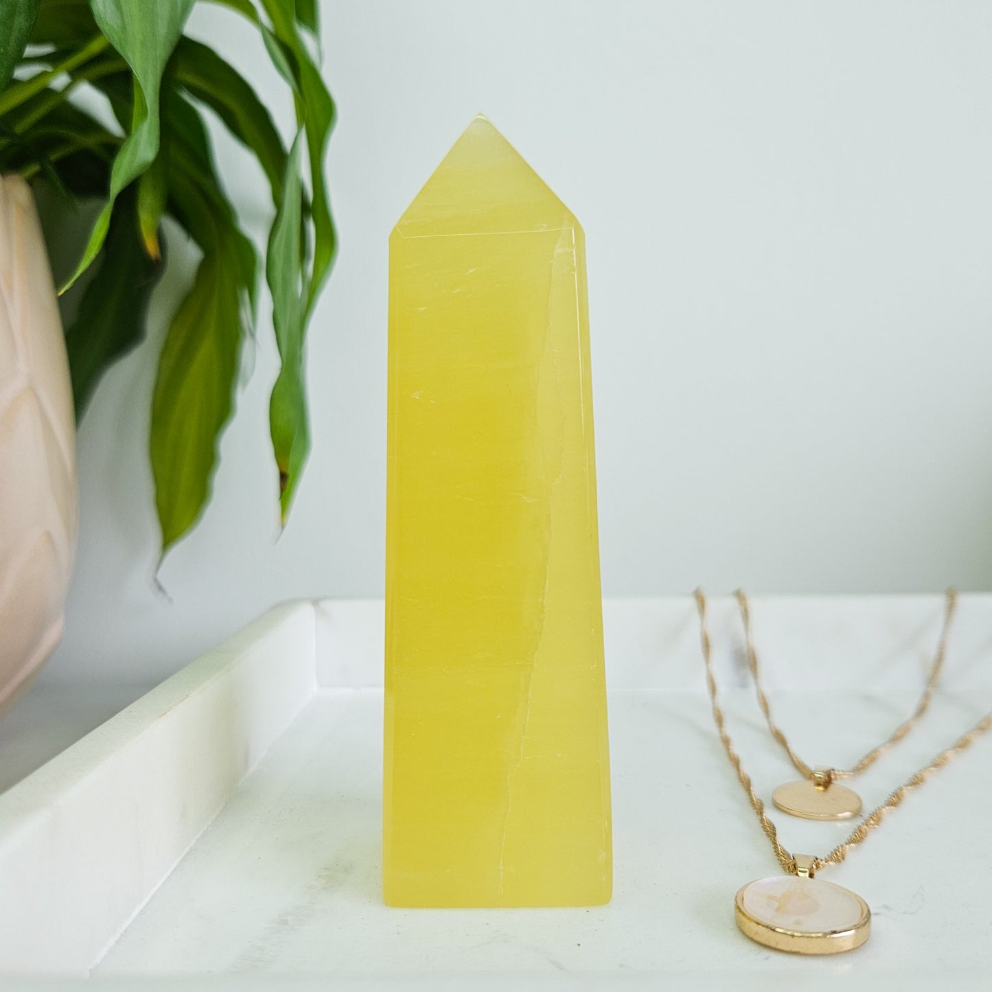 Lemon Calcite Tower