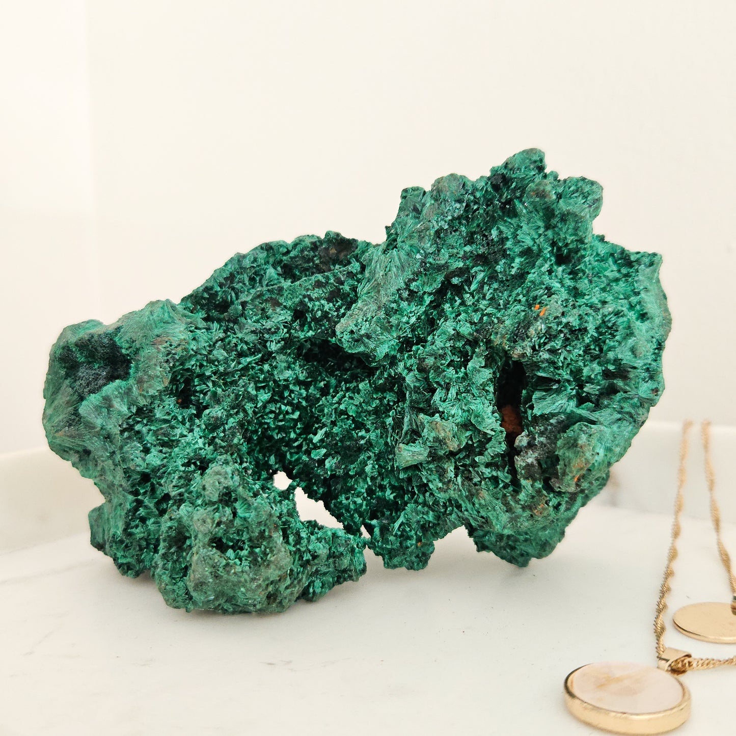 Silky Malachite Specimen