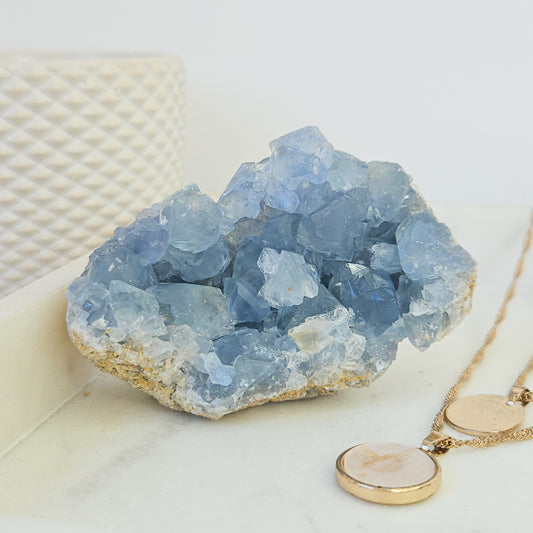 Celestite Cluster