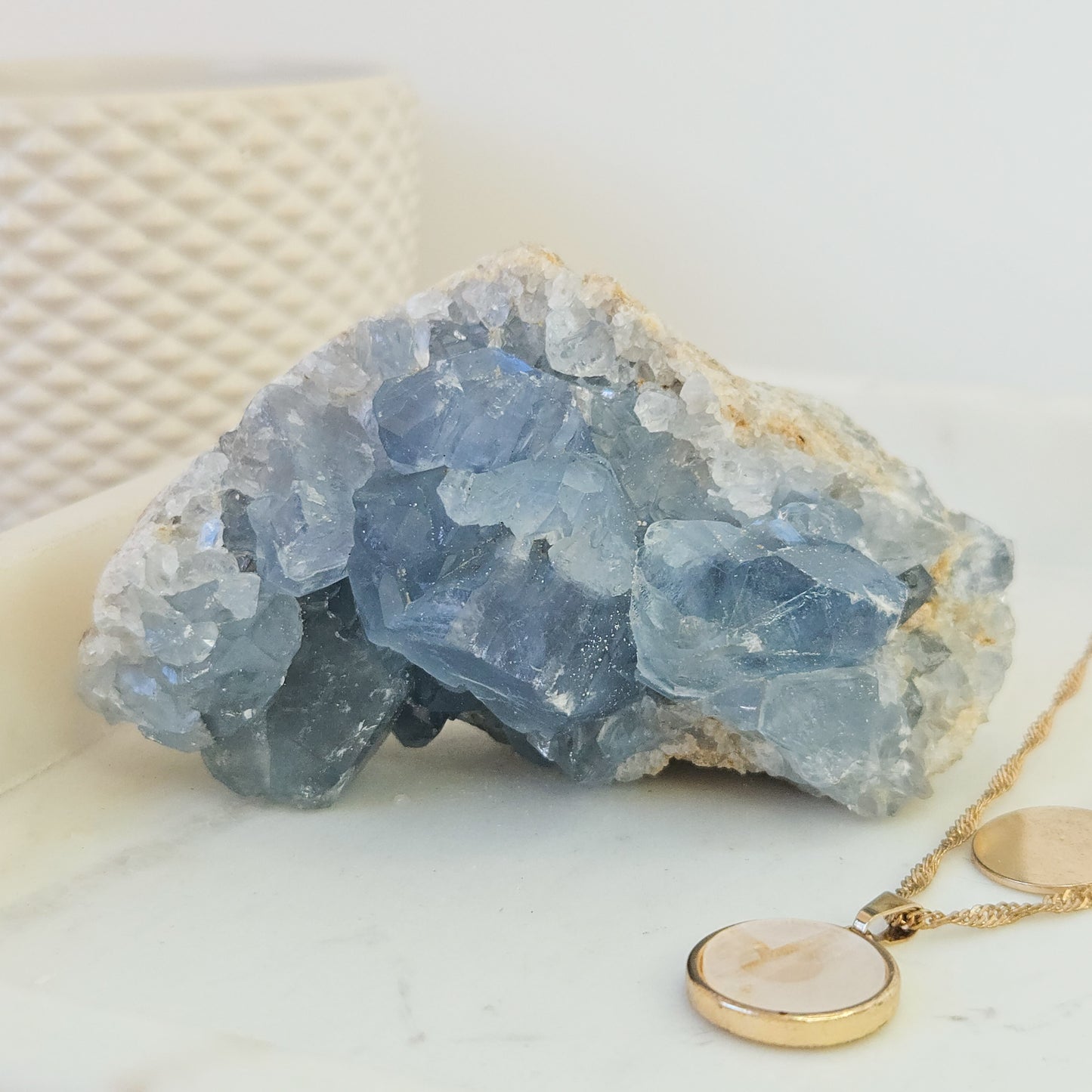 Celestite Cluster