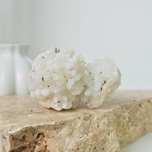 White Chalcedony Cluster