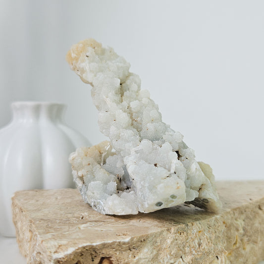 White Chalcedony Cluster