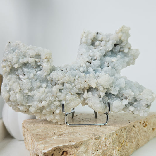 White Chalcedony Cluster