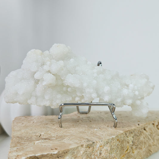 White Chalcedony Cluster