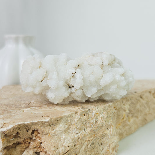 White Chalcedony Cluster