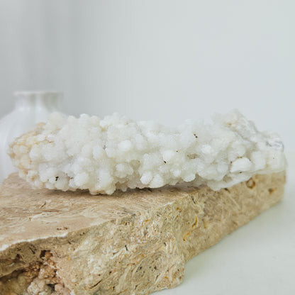 White Chalcedony Cluster