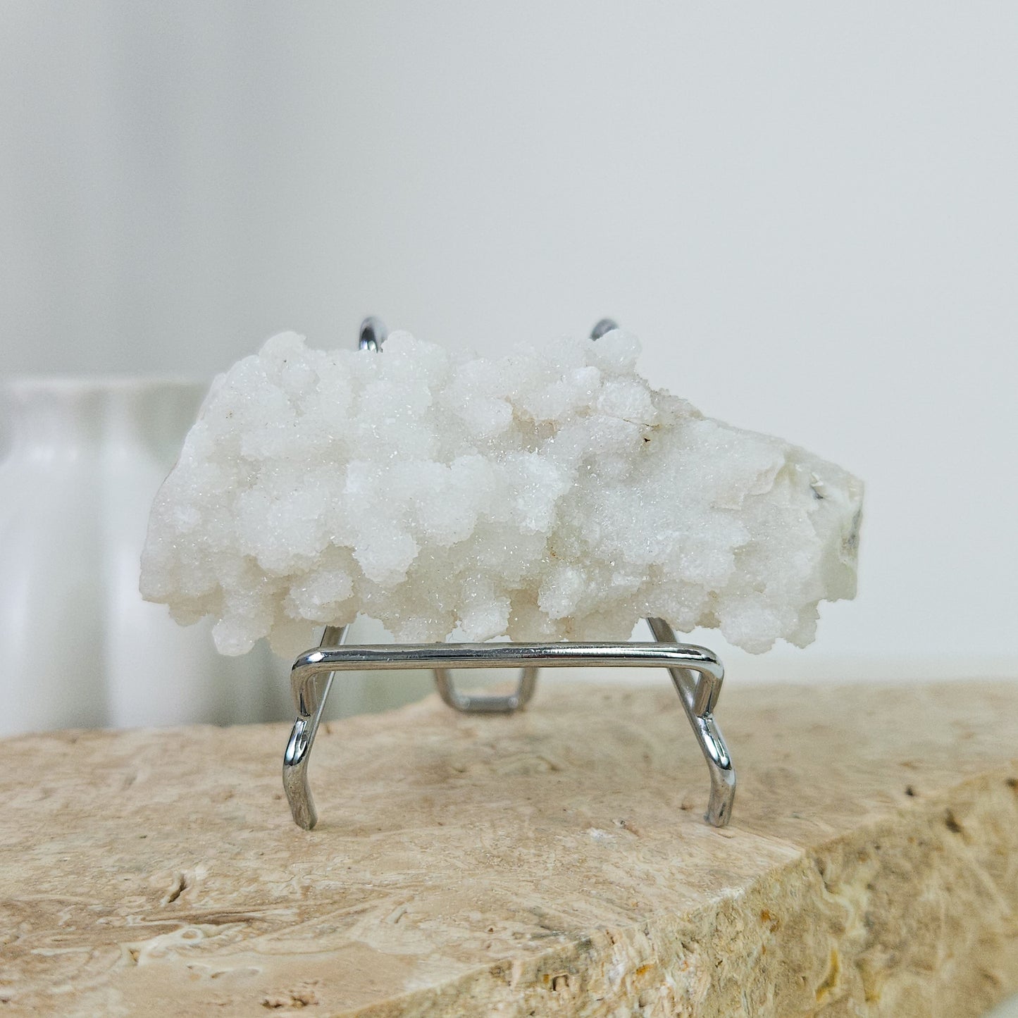 White Chalcedony Cluster