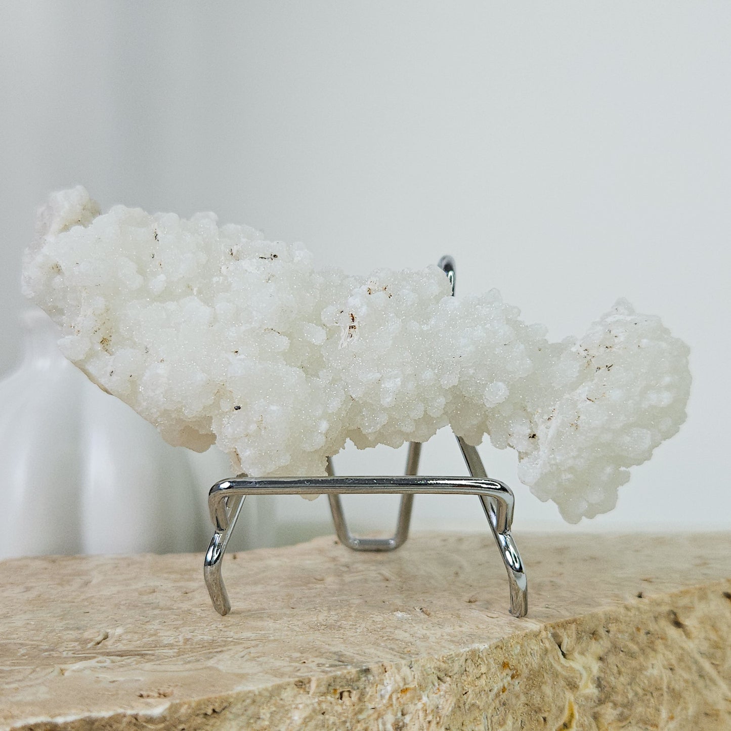 White Chalcedony Cluster