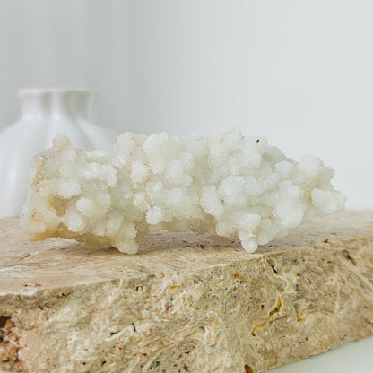 White Chalcedony Cluster