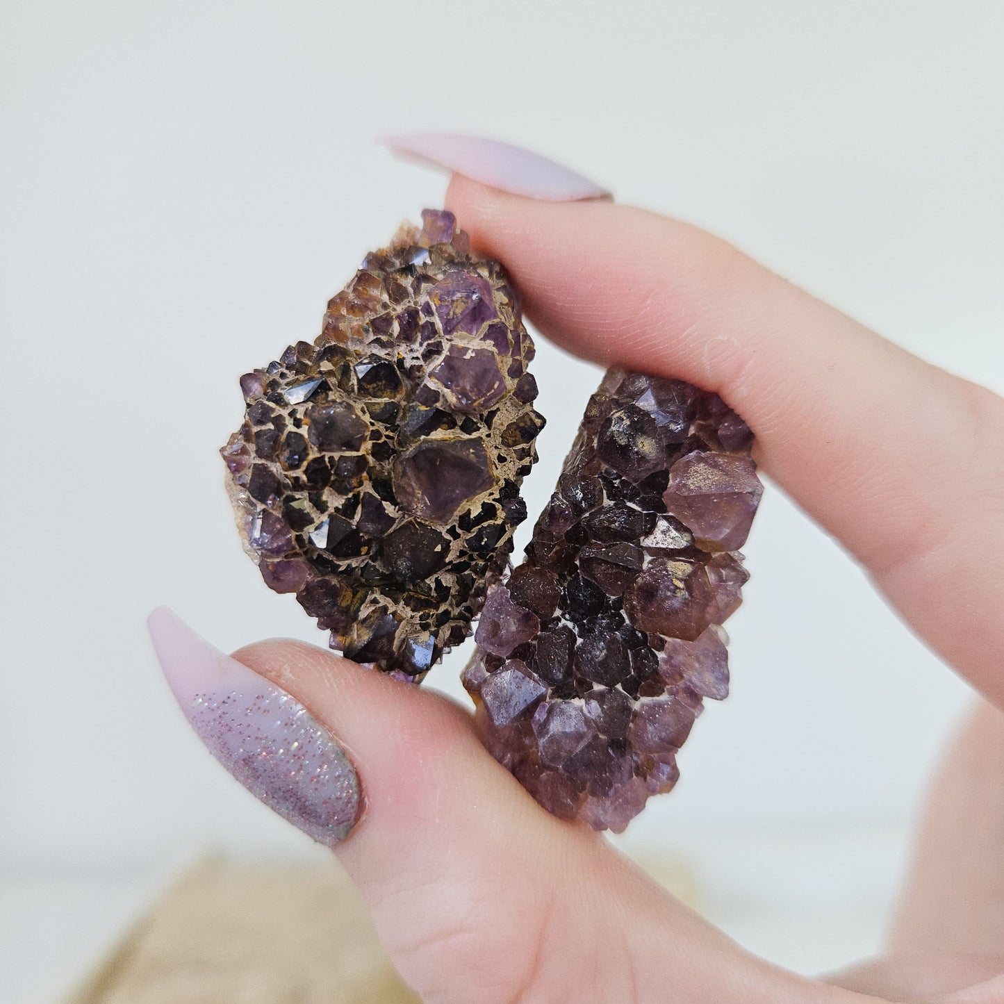 Natural Amethyst Crystal Clusters