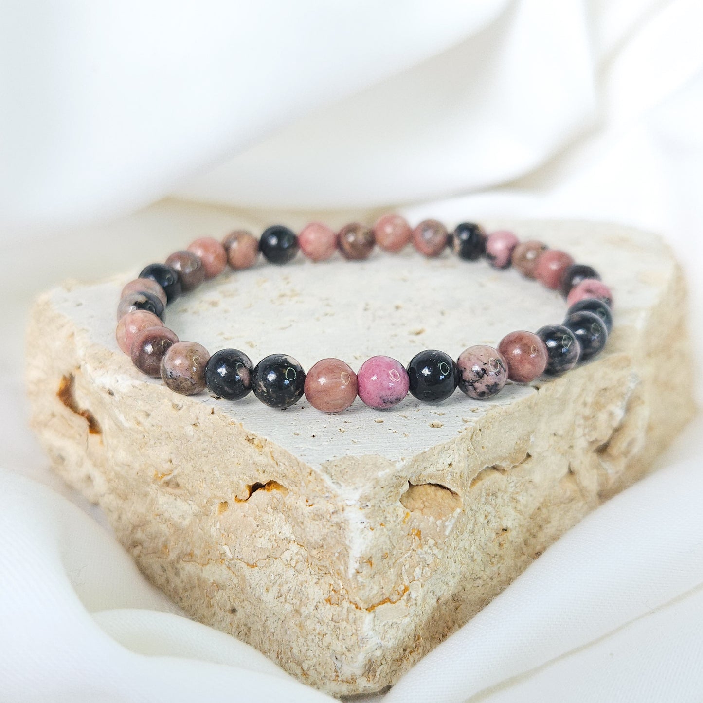 Rhodonite Beaded Bracelet