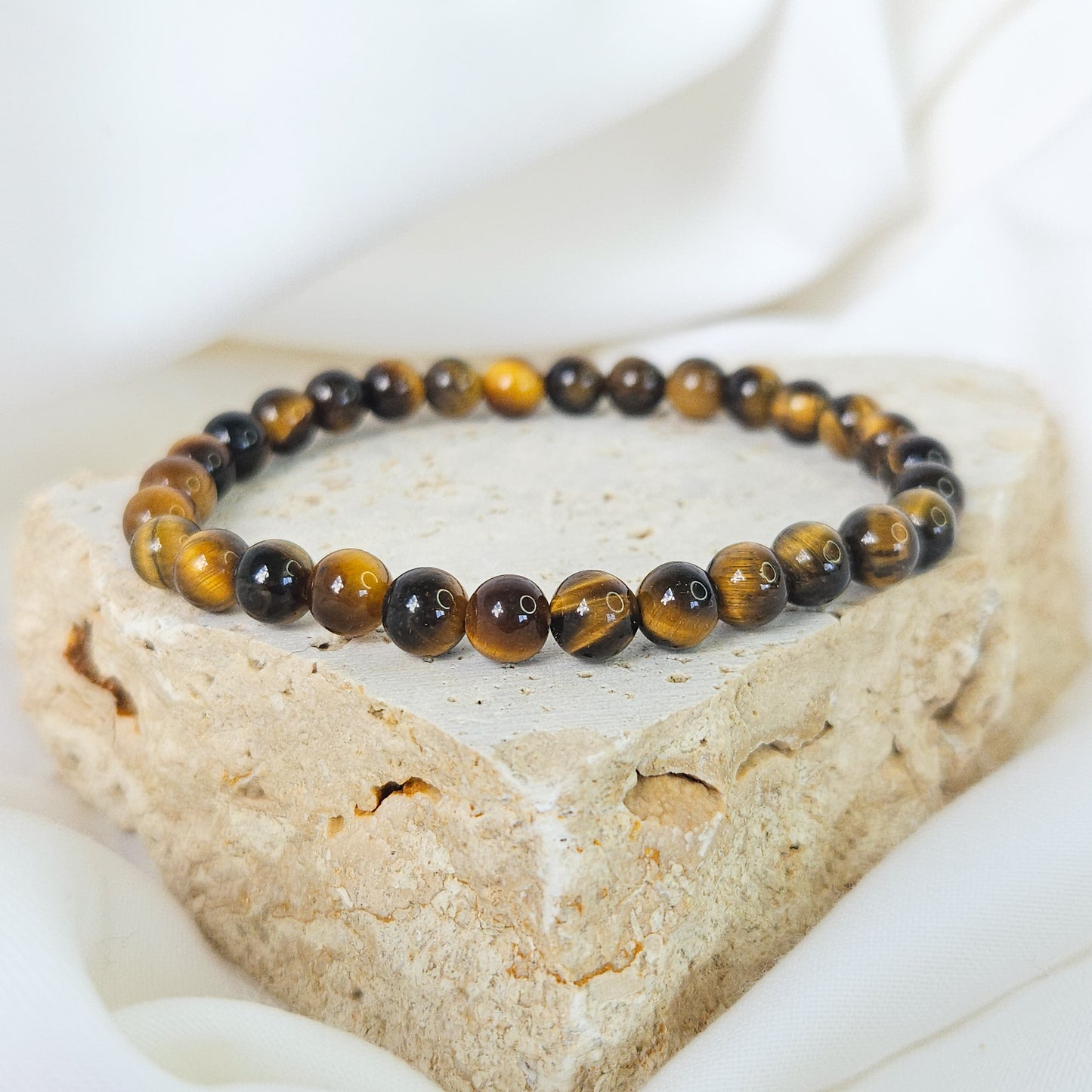 Tigers Eye Beaded Bracelet