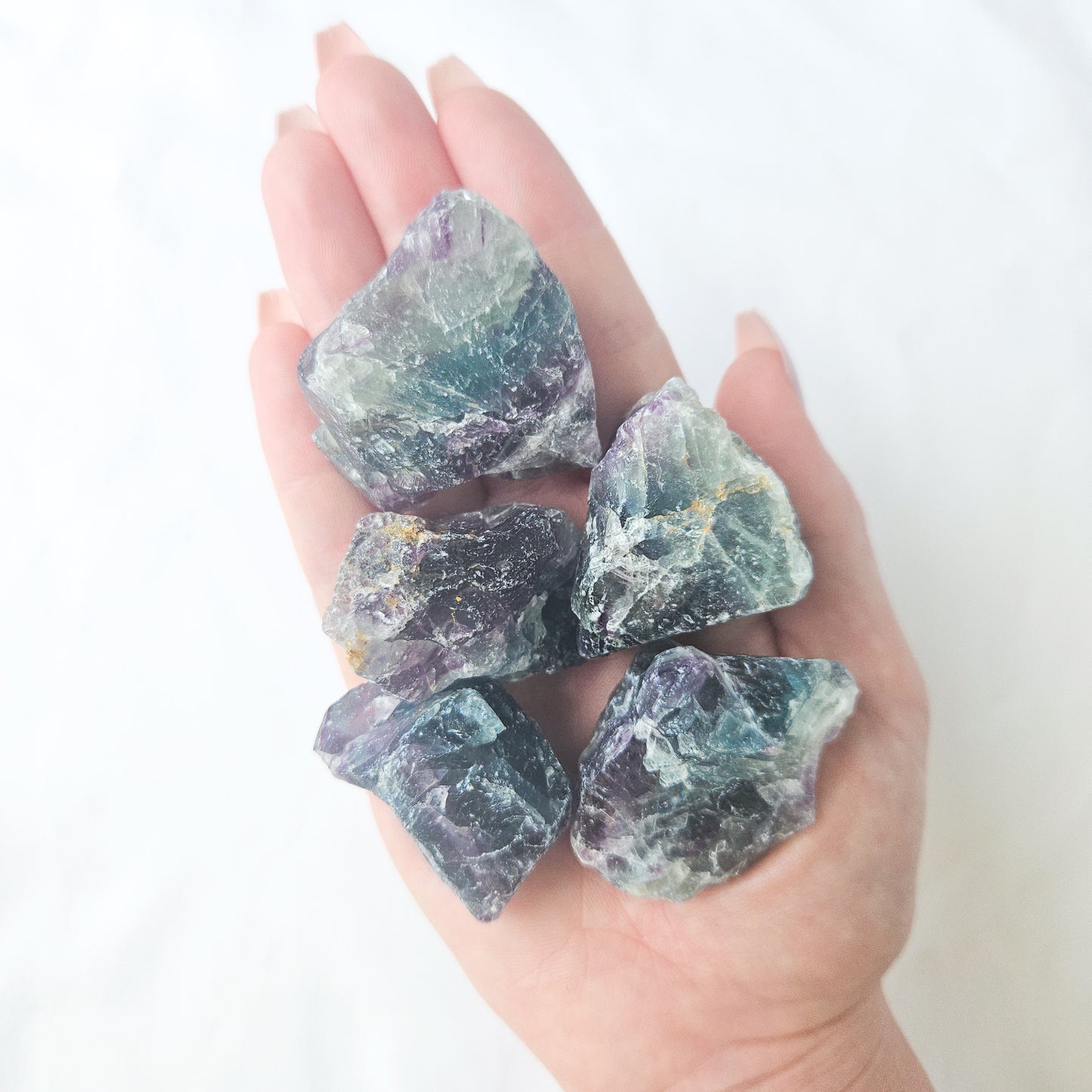 Natural Raw Rainbow Fluorite Roughs