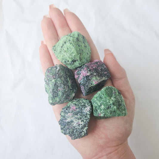 Natural Raw Ruby Zoisite Roughs