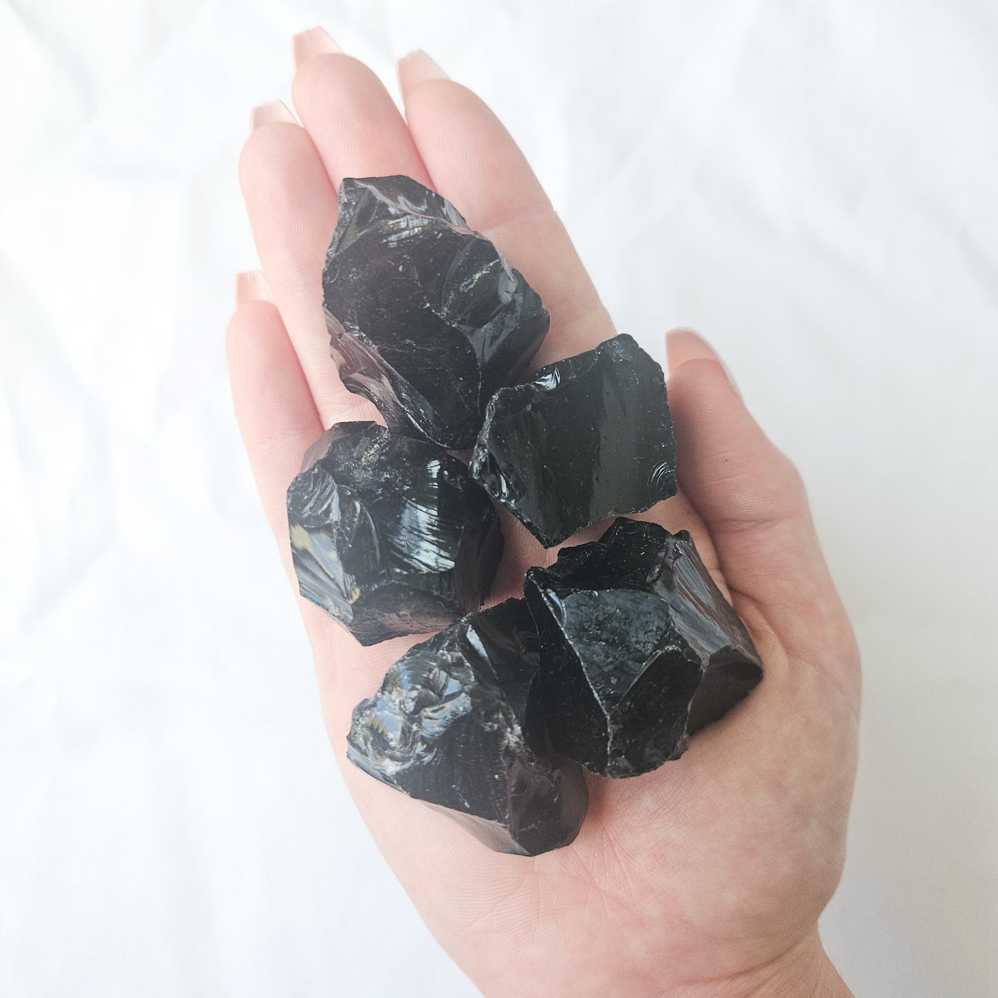 Natural Raw Black Obsidian Roughs