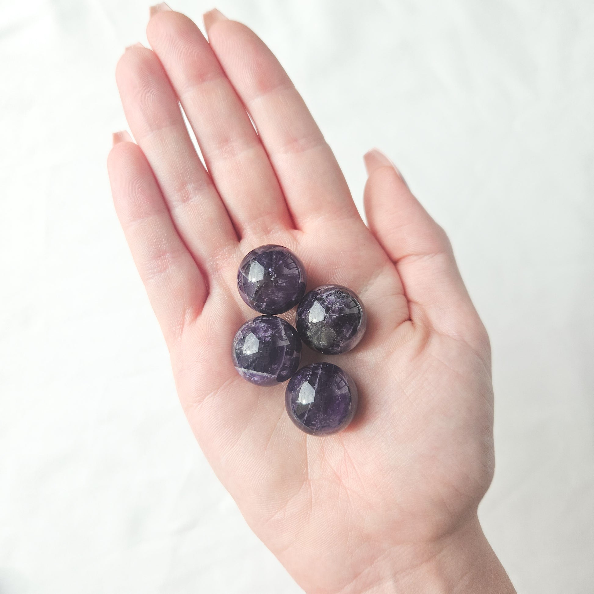 Mini Amethyst Crystal Sphere