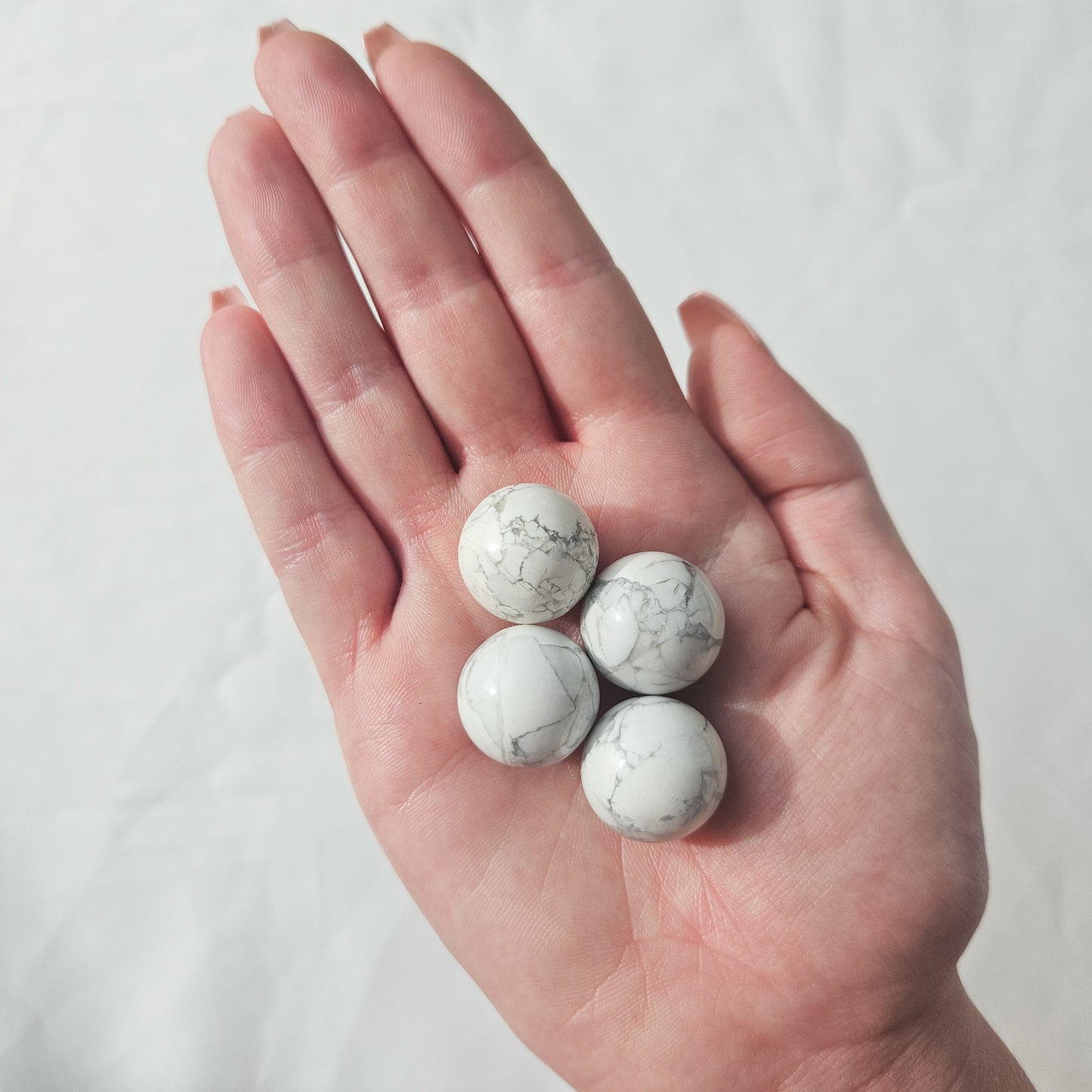 Mini Howlite Crystal Sphere