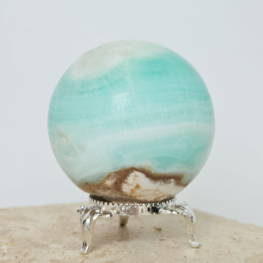 Caribbean Calcite Sphere - RARE