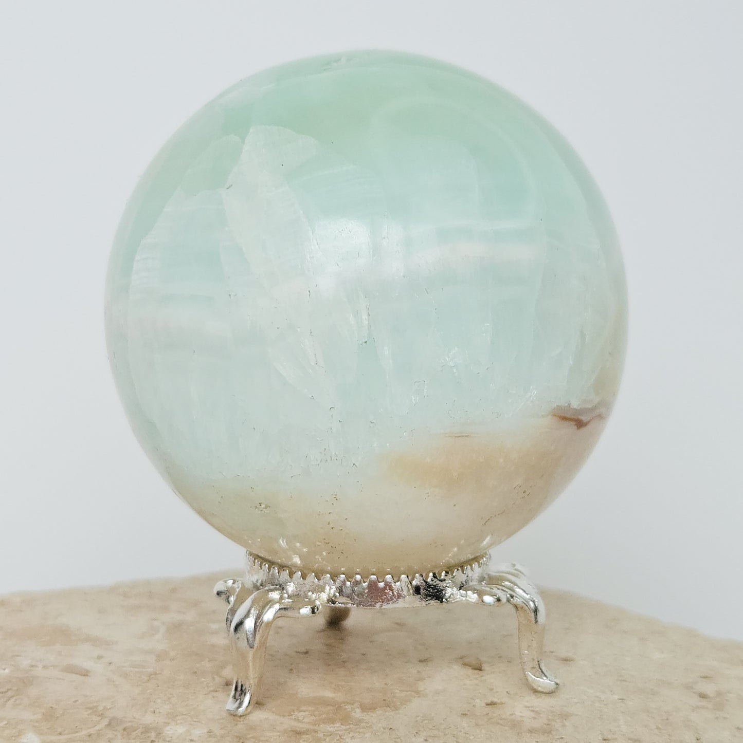 Caribbean Calcite Sphere - RARE