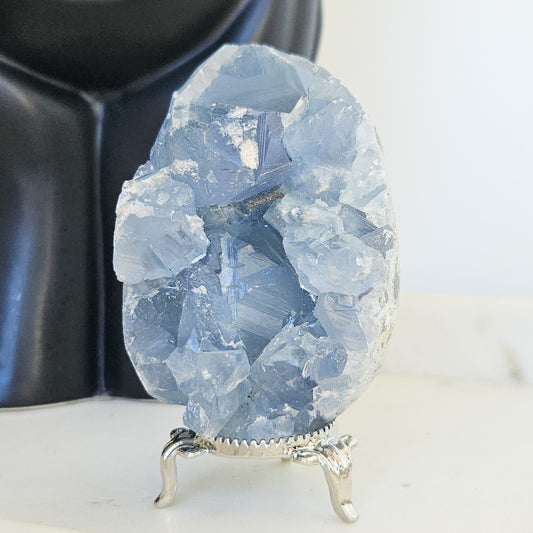 Celestite Cluster Egg