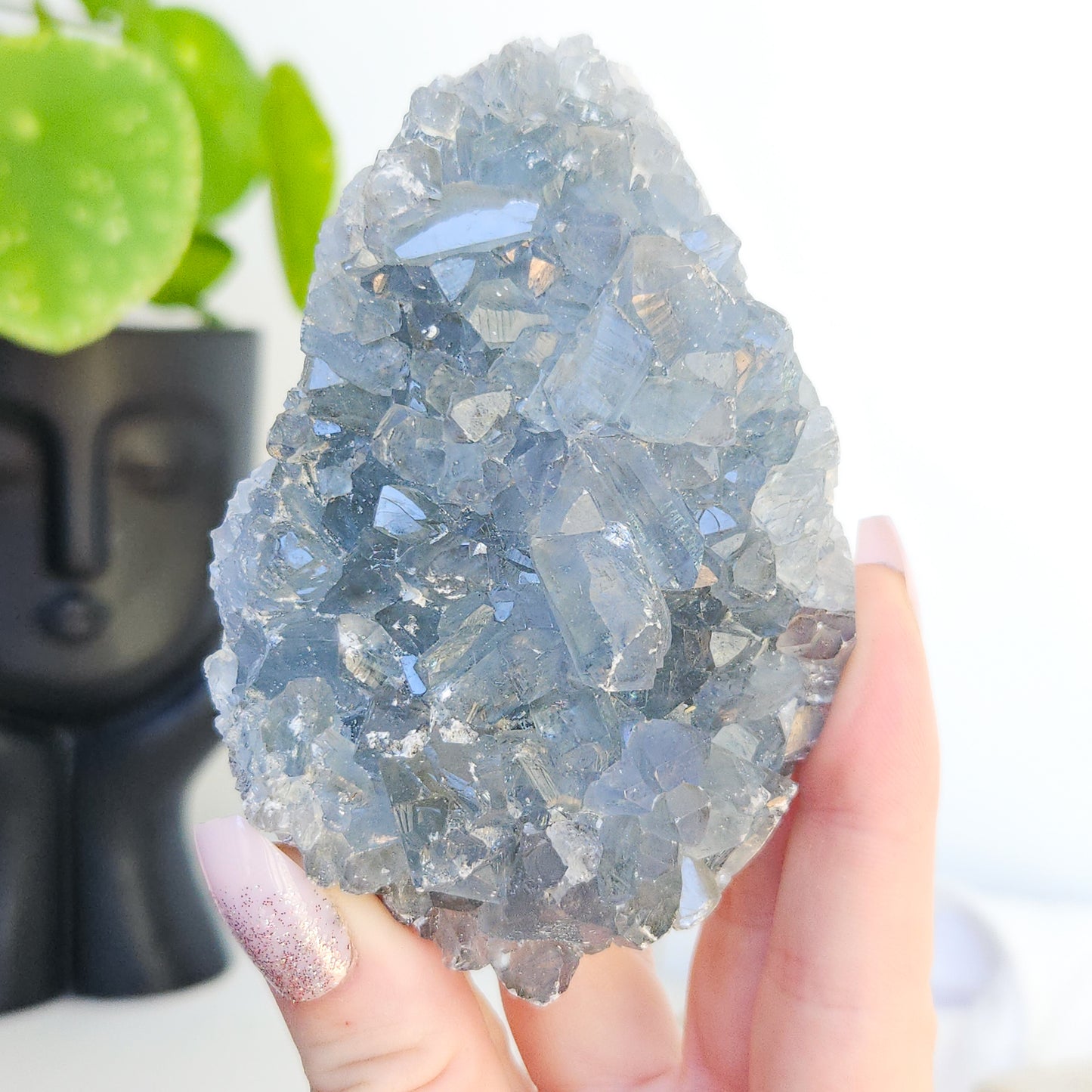 Natural Celestite Crystal Clusters