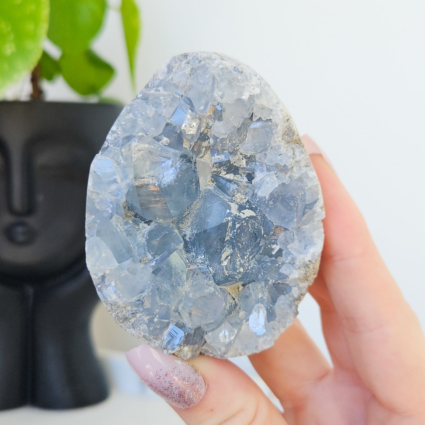 Natural Celestite Crystal Clusters