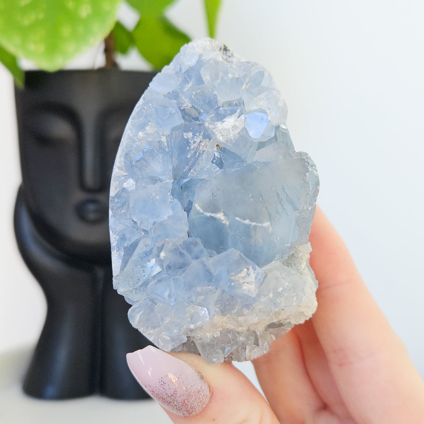 Natural Celestite Crystal Clusters