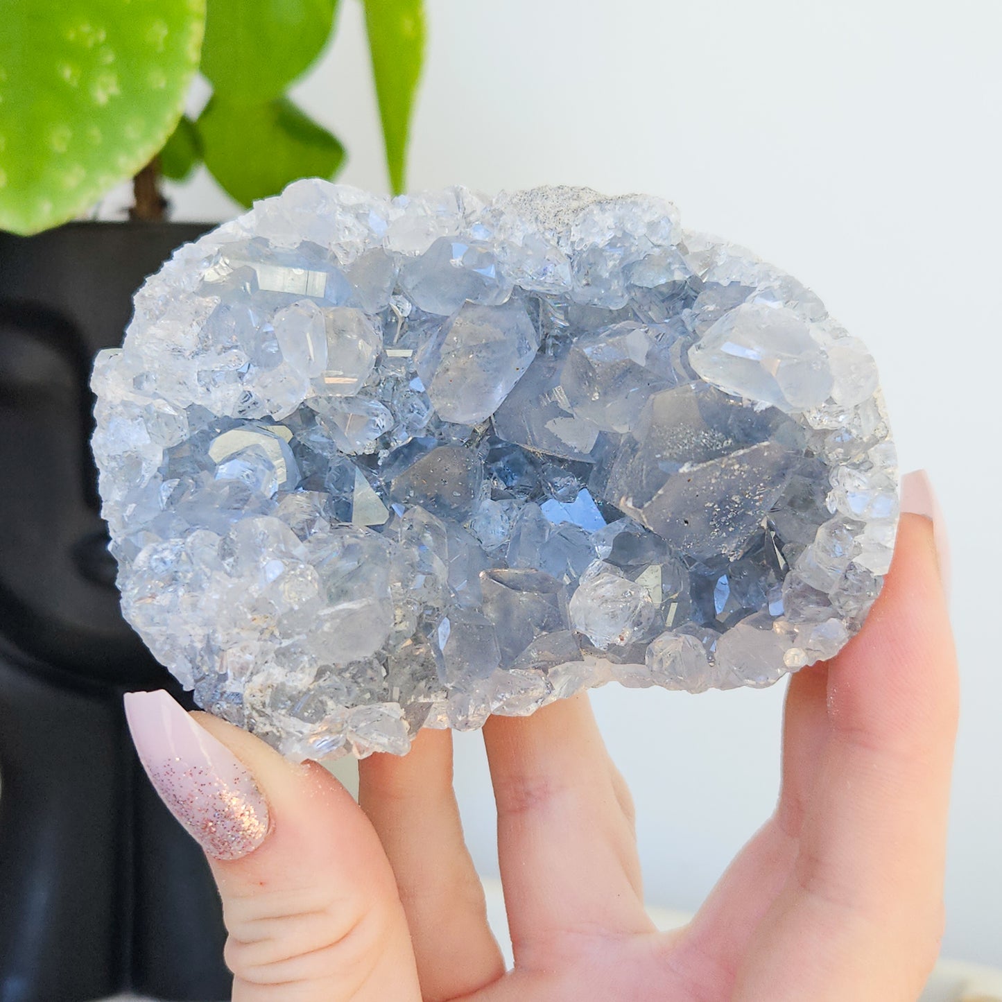 Natural Celestite Crystal Clusters