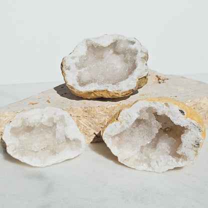 Quartz Geodes Halves