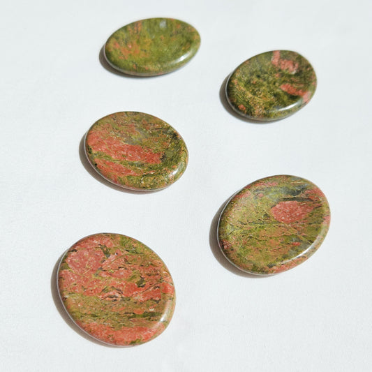 Unakite Worry Stones