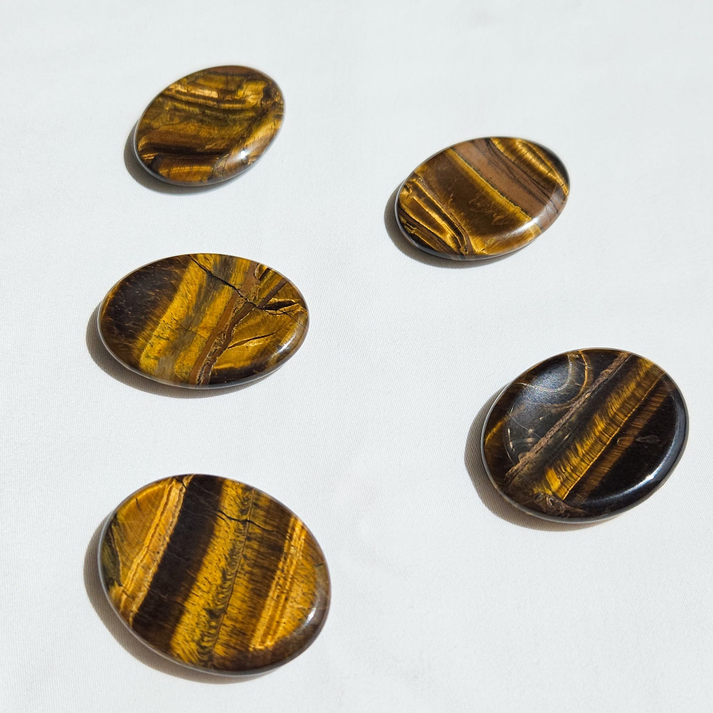 Tigers Eye Worry Stones